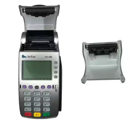 Фото Б/у крышка принтера для Verifone VX520, платежный терминал, дверца принтера с роликом, запасные части Pos, аксессуар Pos, система Pos №3