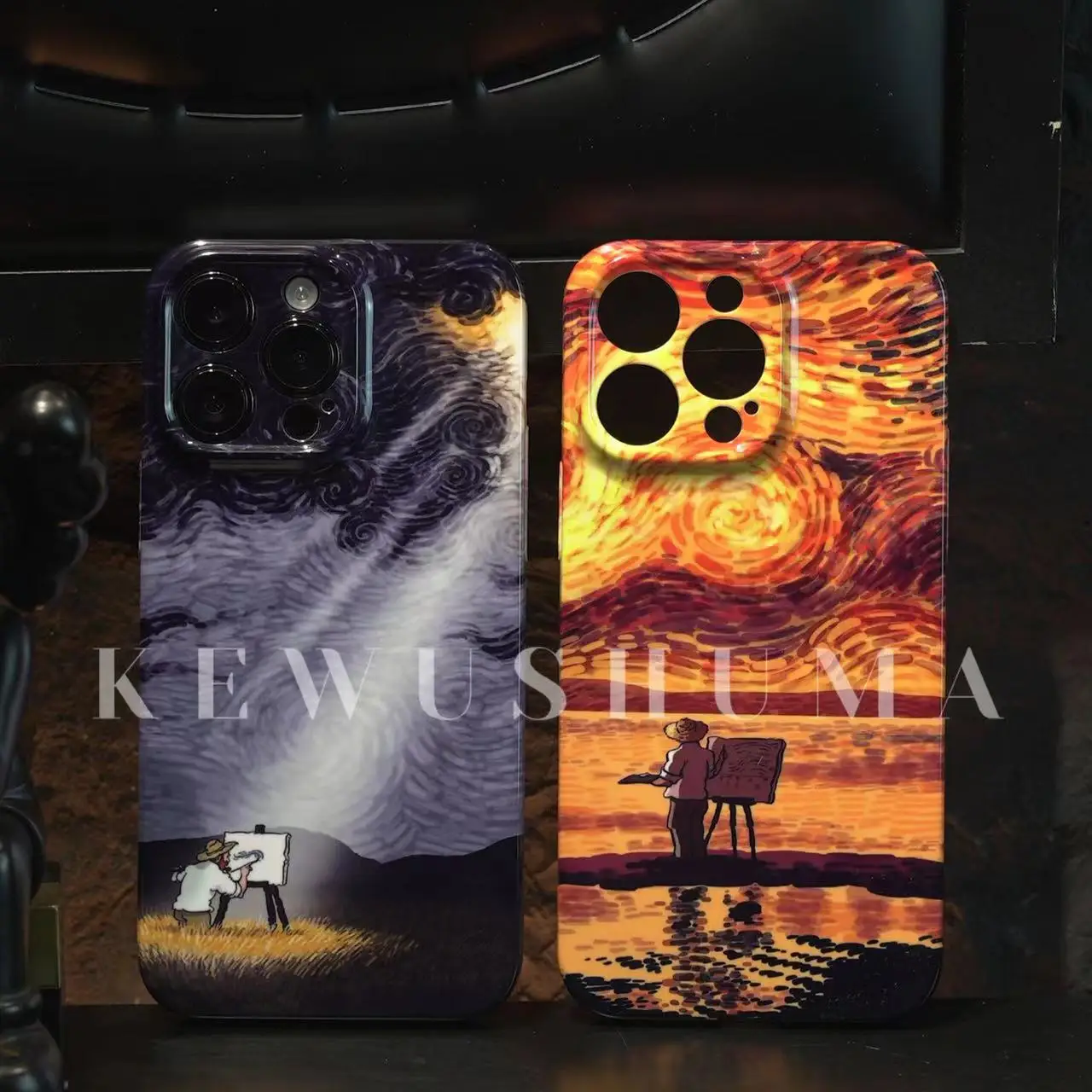 

Creative New Art Style All-inclusive Drop-proof Mobile Phone Case for iPhone 14 Promax13pro12 11 Xr Xs Series Protective Cover