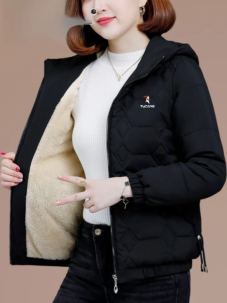 Фирменный пуховик Woodpecker одежда с хлопковой подкладкой женская зимняя 2024 новинка