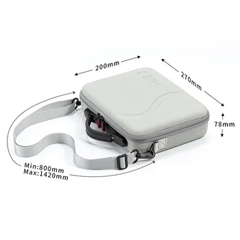 DJI Mini 2 Storage Bag Handbag PU Shoulder Bag Portable Carrying Case Waterproof Box For DJI Mavic Mini 2 3 SE Drone Accessories 5