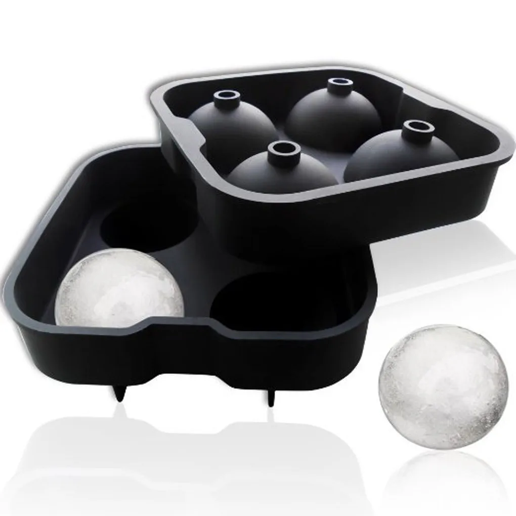 

Ice Ball Mold Sphere Silicone Ice Ball Maker 4x4 5cm For Any Drink