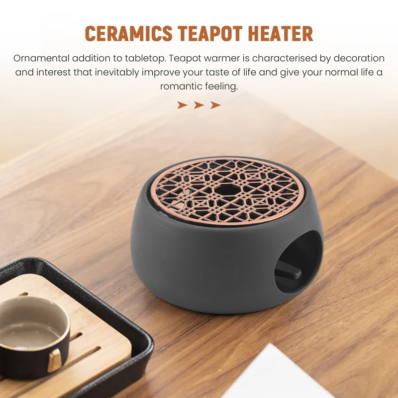 Керамический держатель для подогрева чайника основа чая изоляционная