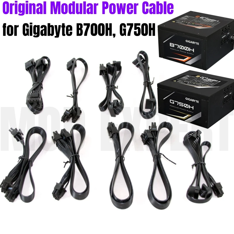 Модульный кабель питания для Gigabyte GP-B700H 700W GP-G750H 750W GPU PCIe 8Pin 6 + 2Pin CPU 4 4Pin SATA Molex IDE ATX 24Pin
