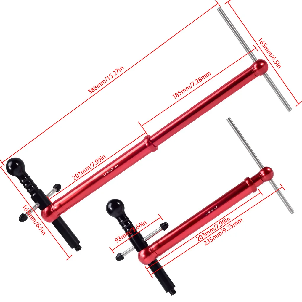 

Aluminum Alloy Derailleur Hanger Alignment Gauge Rustproof Rotation Bike Alignment Ranging Tool Rotatable Bicycle Repair Tool