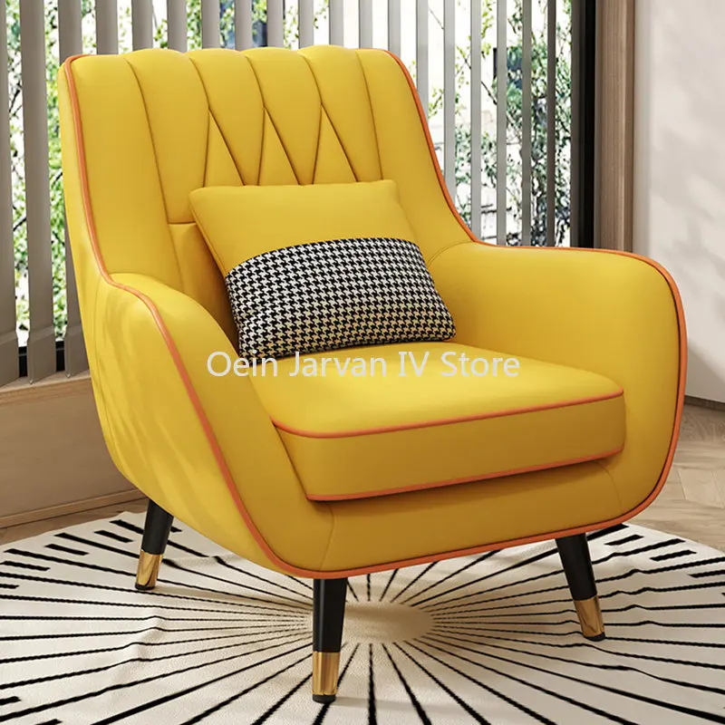 

Lazy Sofa Living Room Chairs Balcony Relaxing Design Living Room Chairs Household Woonkamer Stoelen Home Furniture WZ50KT