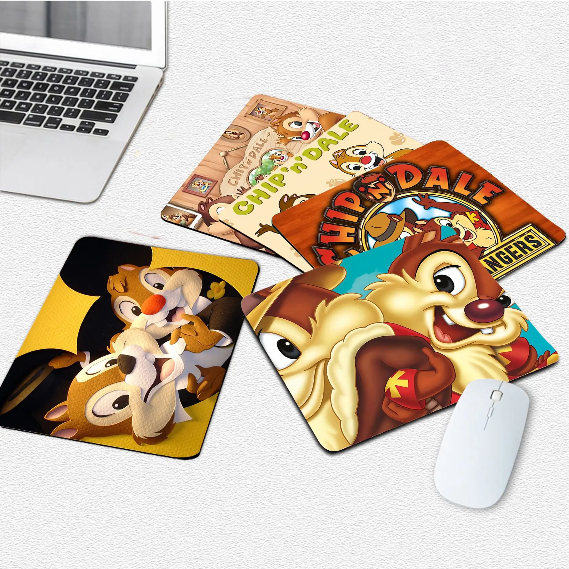 

Disney Chip And Dale DIY Gaming Mouse Pad Gamer Desk Mat Keyboard Pad Decoration Mause Pad Deskpad Home Decor