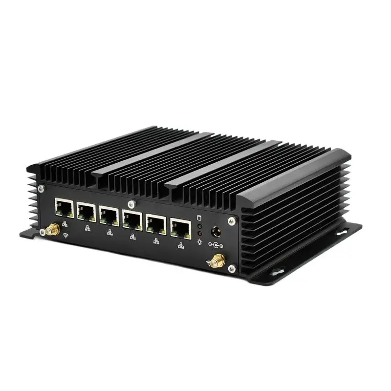 

Yohirs Mini Industry Computer Celeron 2955U 3865U J1900 Windows7 6*Intel Gigabit RJ45 LANs Router Pfsense PC Desktop