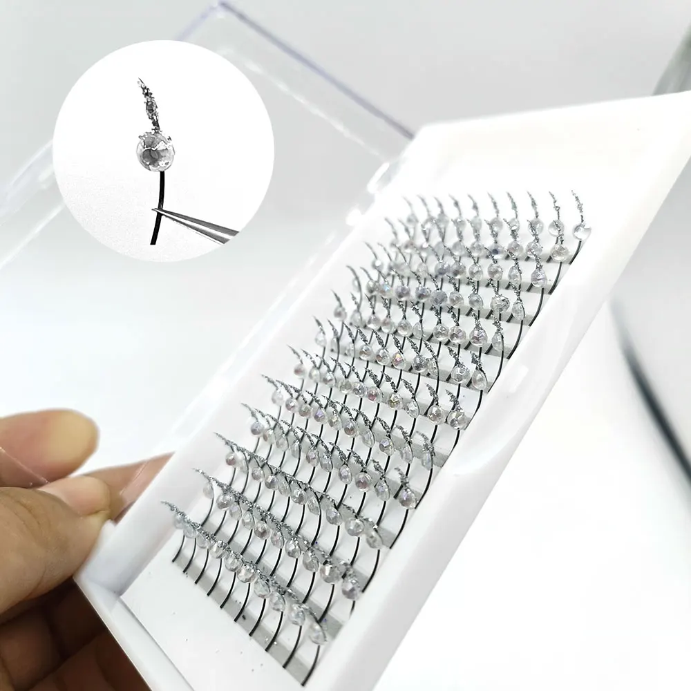 Ed Shiny Rhinestones Individual Lashes For Beauty Party Makeup Fairy Lash Extensions