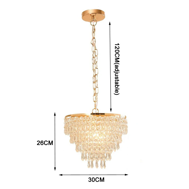 

Хрустальная люстра VECLI, золото/серебро