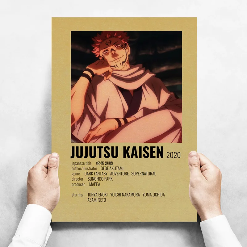 Аниме ТВ-шоу постеры из крафт-бумаги Токийский Гуль Мстители юютсу кайсен