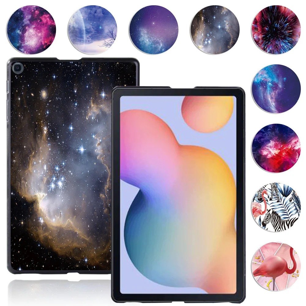 

Tablet Case for Samsung Galaxy Tab S4 S6 S5e S6 Lite S7 A 8.0 T290 A7 10.4 T500 A7 Lite T220 T225 8.7" Starry Sky Series Cover