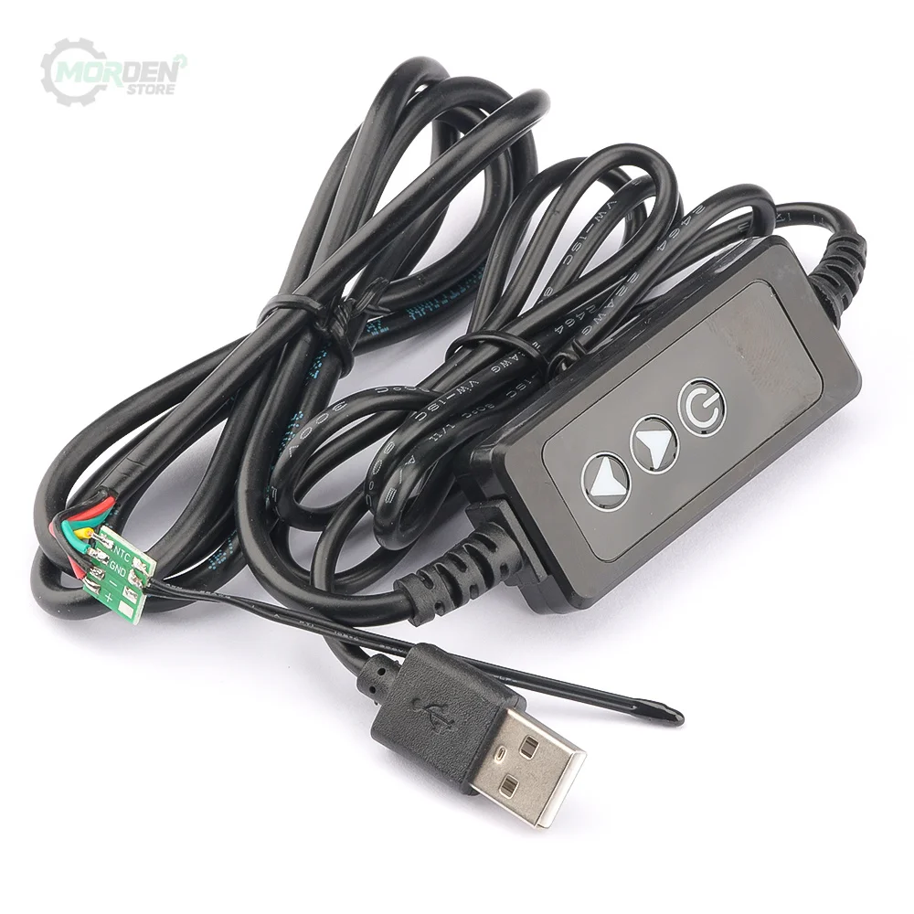 

W-3301 DC5-24V 2A Mini Intelligent Digital Thermostat Cable Length Temperature Controller With Nixie 1M Tube Measuring Tools