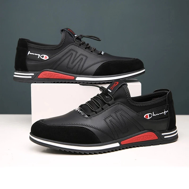 

Men Shoes fashion Genuine Leather Loafers Breathable Autumn comfortable Casual Shoes Outdoor Men Sneakers shoes tenis masculino
