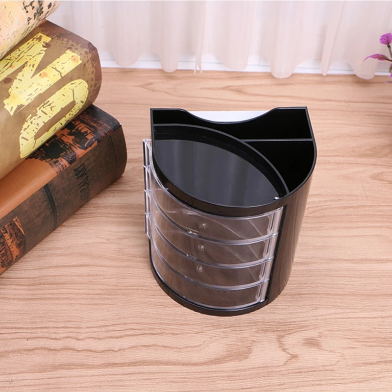 

2022 New Pen Pencil Holder Desktop Drawer Organizer Make Up Storage Box Office Staionery