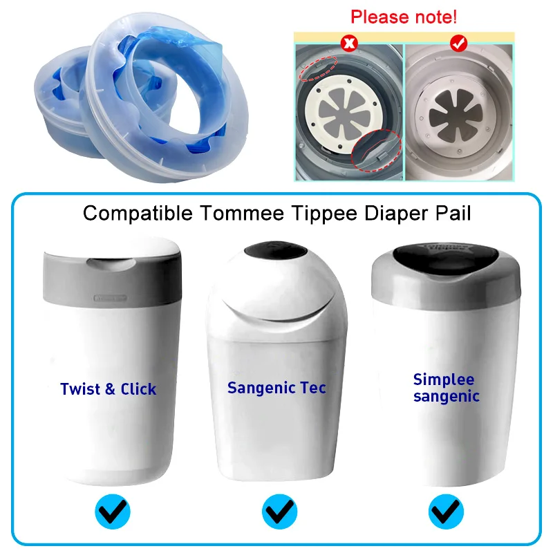 5 + 1 Набор цветных пакетов для подгузников Tommee Tippee