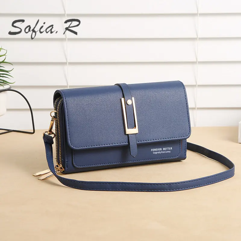

New Fashion Crossbody Bags for Women fashion Wallet Ladies PU Leather Purse Clutch Multifunctional Phone Pocket Messenger Bags