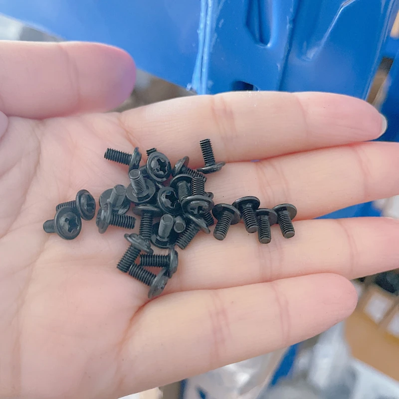 50 шт. черные винты WHOOPEE для корпуса компьютера