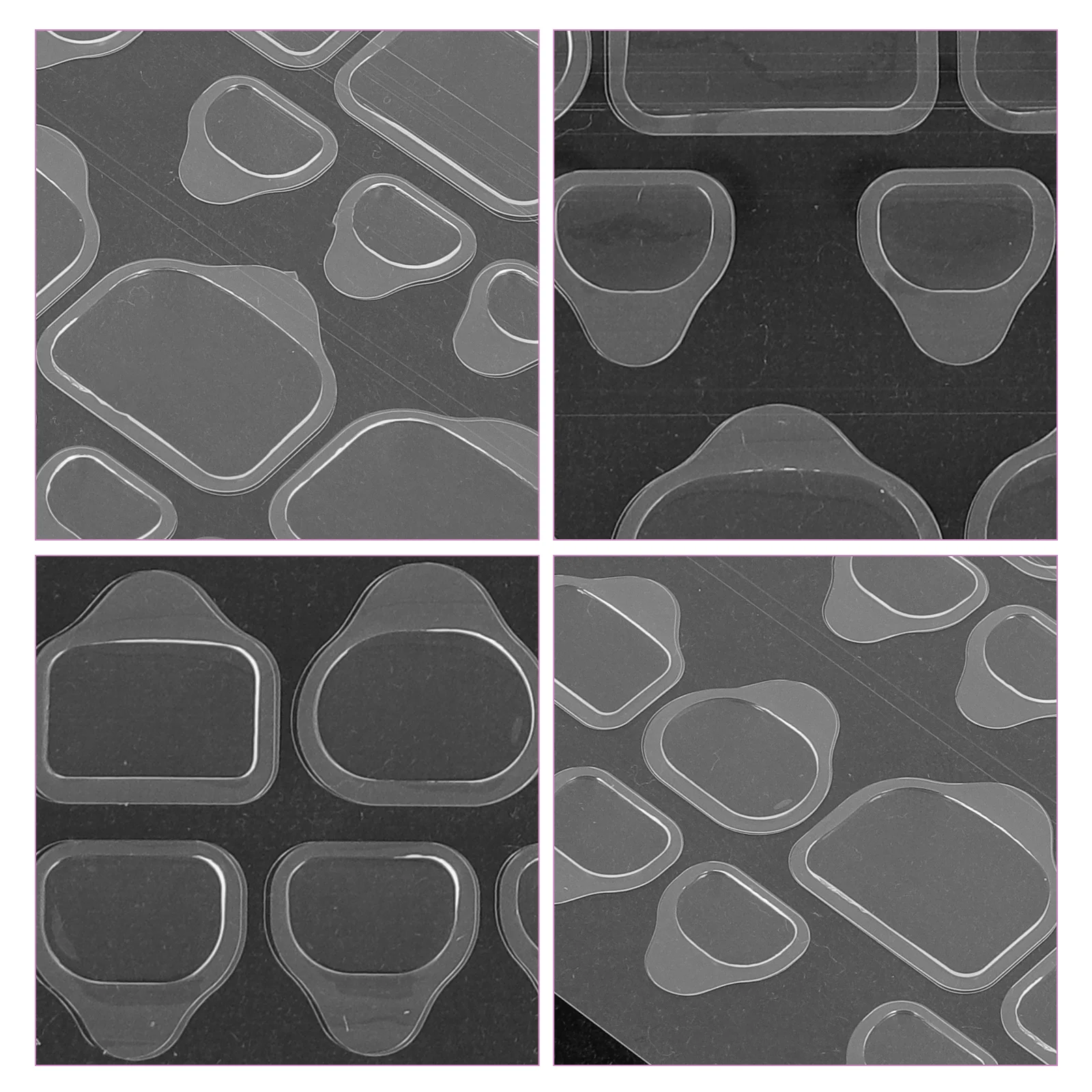 20 листов клейких вкладок для ногтей наклейки липкая высококачественная клейкая