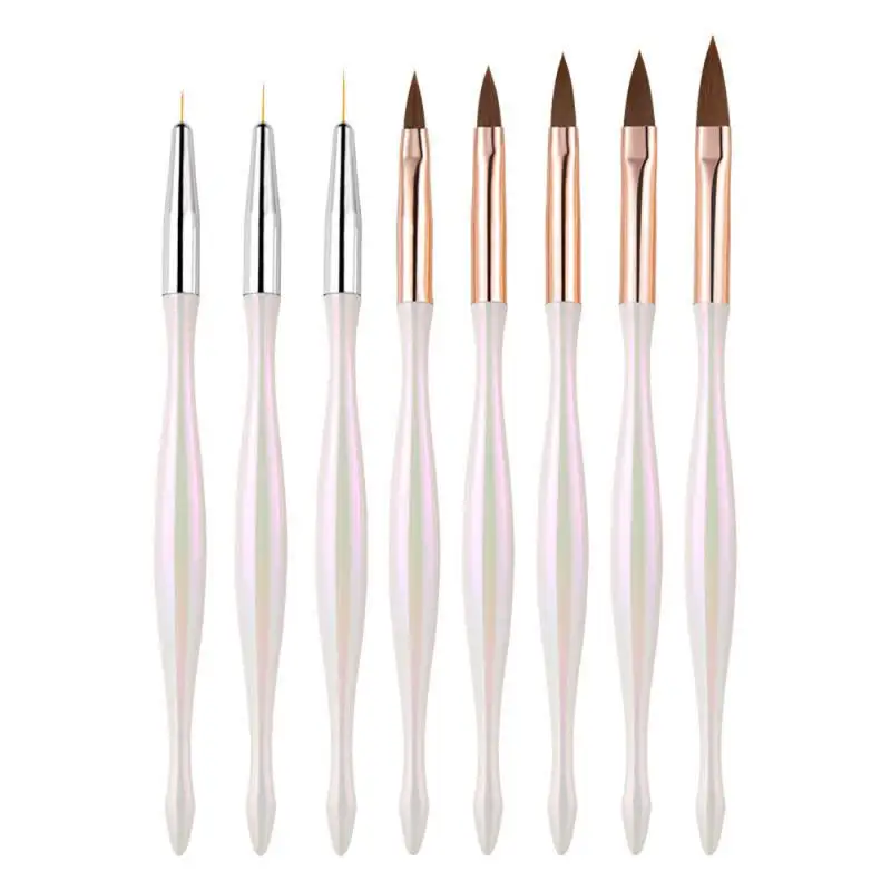 

Nail Art Brush Set Manicure Tools Gradient Gel Nail Polish Drawing Carving Ombre Brushes French Nail Design Painting Pen Brushes