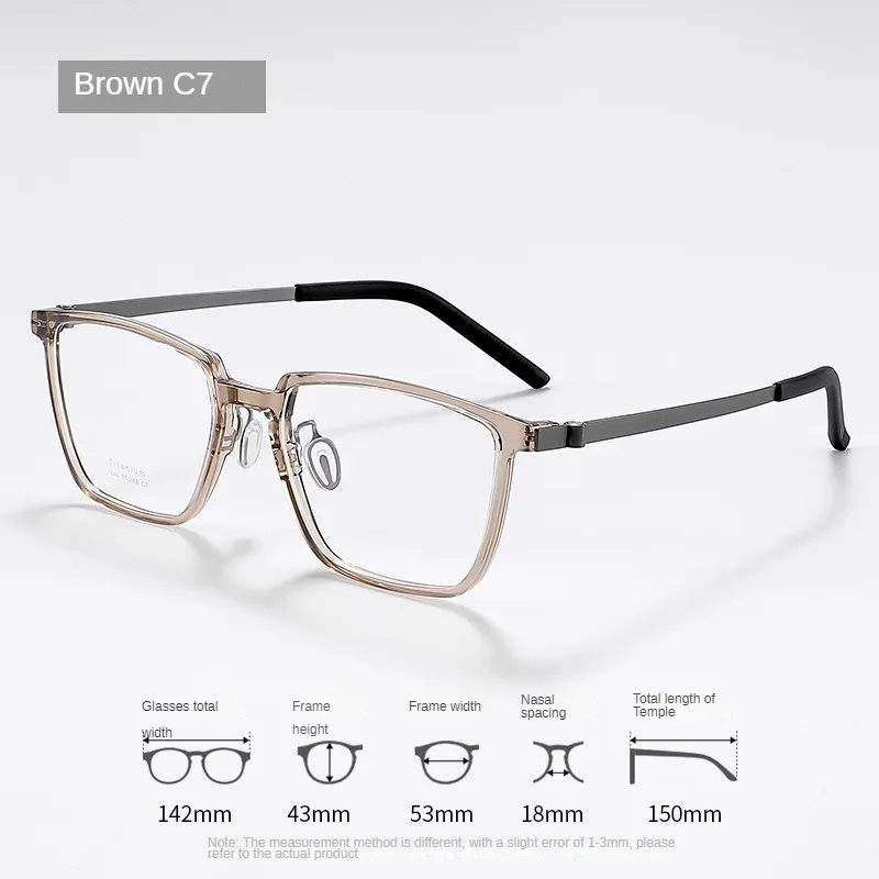 Оправа для очков Lindbergh из чистого титана сверхлегкая оправа близорукости с