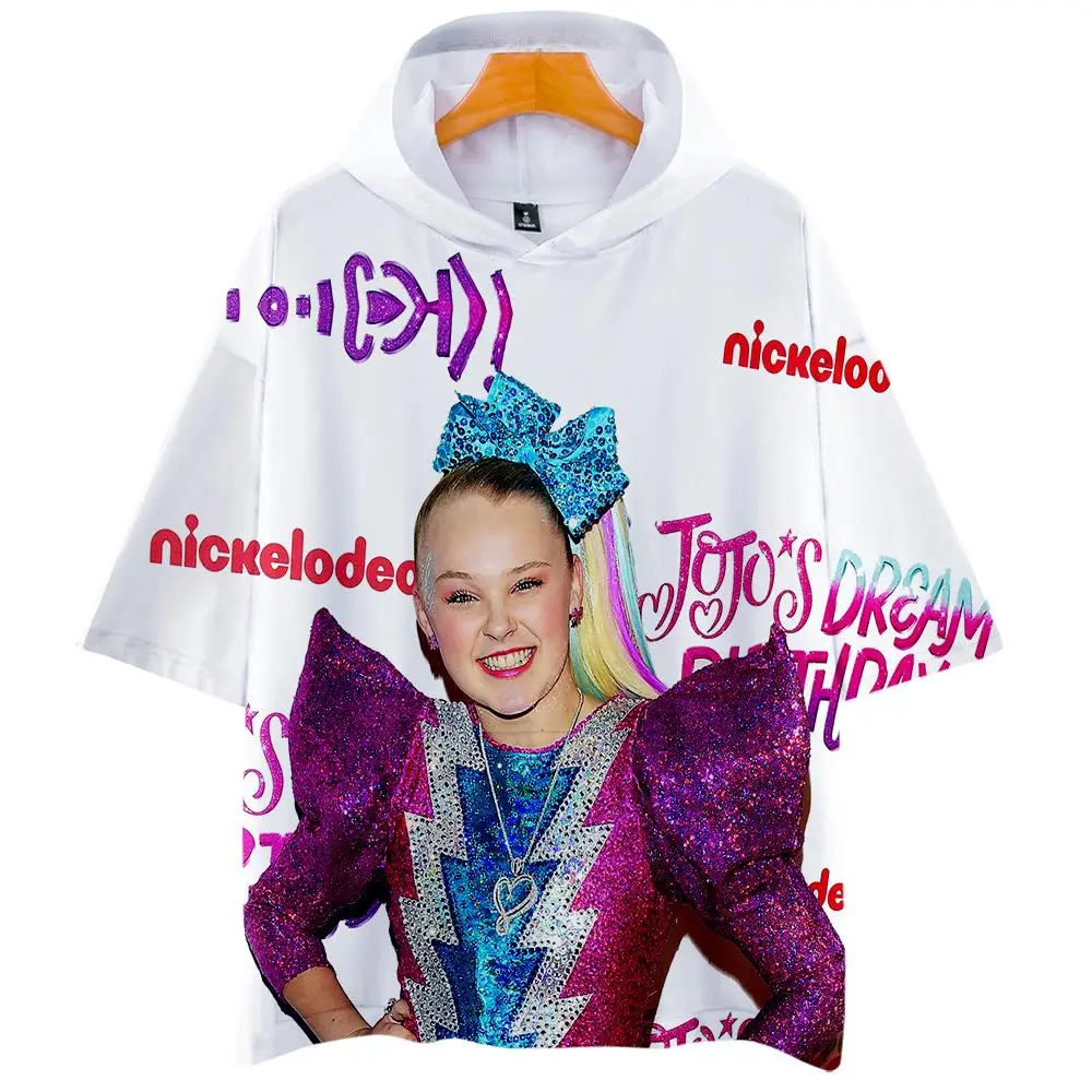 

Футболка с капюшоном и коротким рукавом для мальчиков и девочек