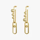 Enfashion ювелирные изделия U-образные серьги с шариками для женщин серьги Модные ювелирные изделия Длинные Кольца для Vrouwen EB181049