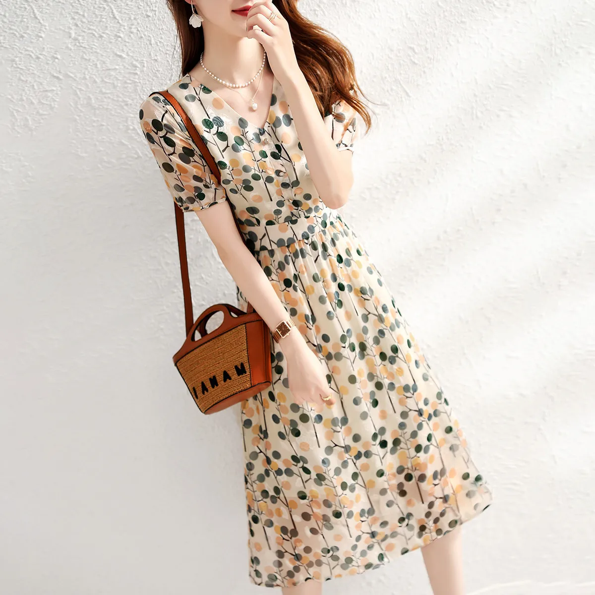 

The New Fashion Dresses for Women Woman Dress Loose Breathable Environmental Friendly Spring and Summer Korean Version Knitting