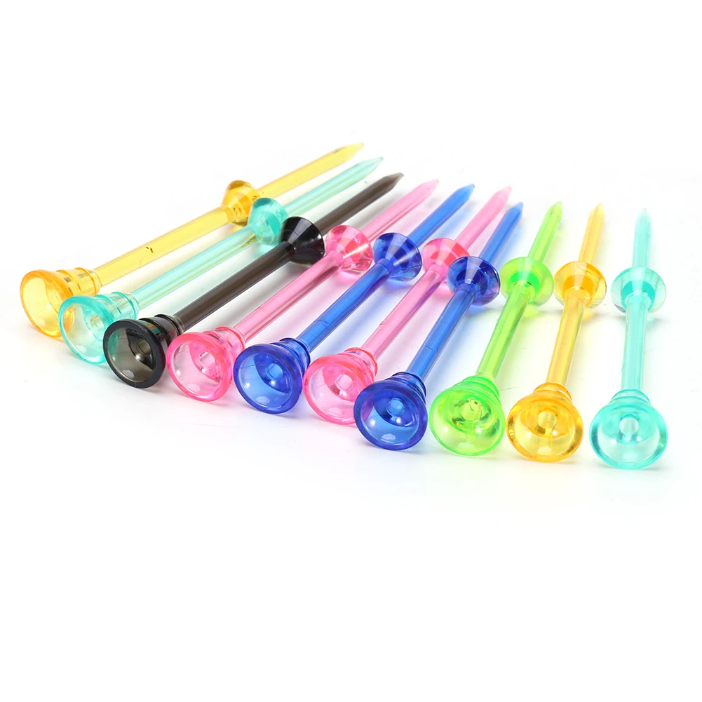 

50pcs Golf Training Tees Holder Portable Golf Ball Training Nails Reusable Friction Reduction for Golfer Practice Supplies