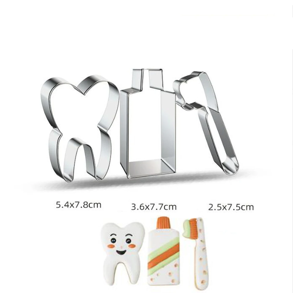 1 шт. зубная паста для выпечки нержавеющая сталь