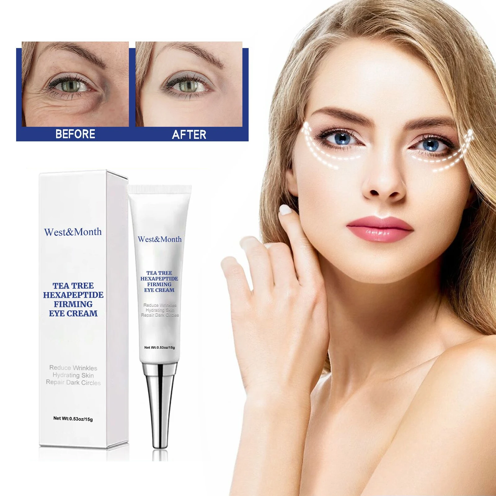 

Anti-aging Eye Cream Effective Remove Eye Bags Dark Circles Fade Fine Lines Improve Dullness Anti-puffiness Firming Skin Cream