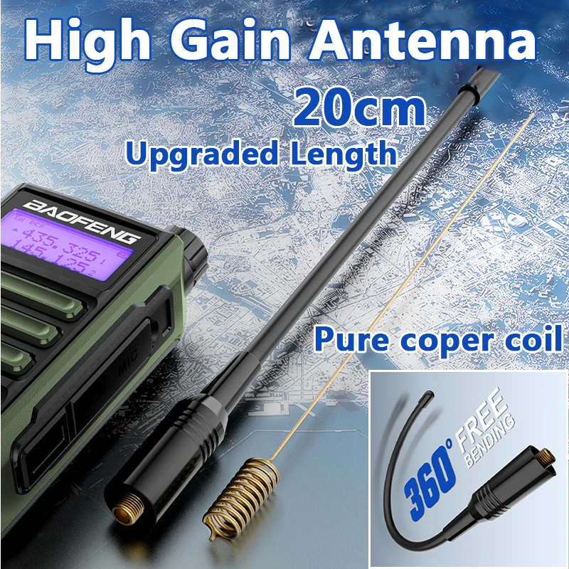 UV-16 Pro Walkie Talkie 10KM V2 Plus 10W Ham радиостанция BaoFeng Водонепроницаемая VHF UHF
