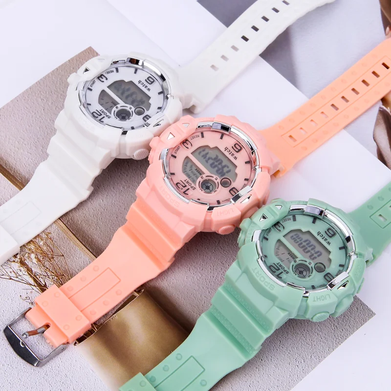 

Fashion Women Sport Watches Waterproof Trendy Men Ladies Digital Watch Top Brand Rose Gold Lover's Gift Outdoor Quartz Clock
