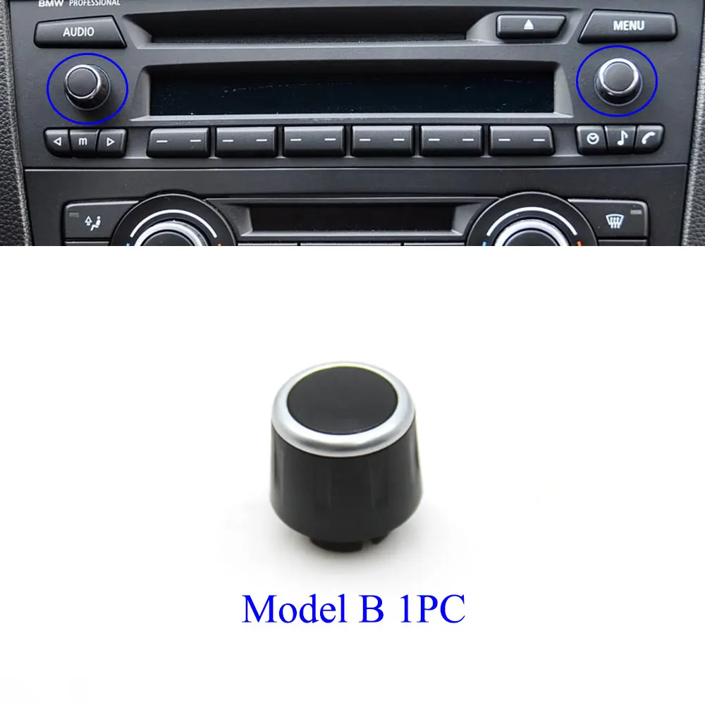 

Передняя приборная панель автомобиля, мультимедийный радиоприемник, CD-плеер, поворотная кнопка громкости, крышка для BMW 1 3 серии E90 E81 E82 E87 E88 2005-2012