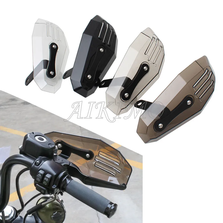 Motorcycle Hand Guard Handlebar Protector Cold Wind Deflector Shield Handguard Plate For Harley Sporster XL883  X48 Fat Boy Dyna
