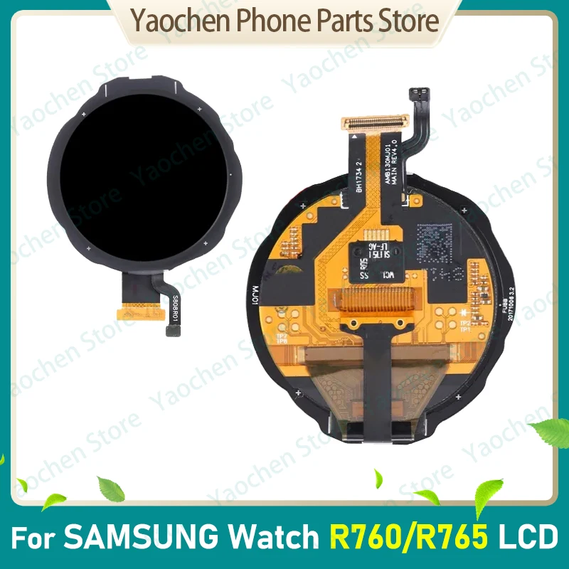 

Original For Samsung Gear S3 Frontier R760 R765 LCD Display Touch Screen Digitizer Assembly Replacement