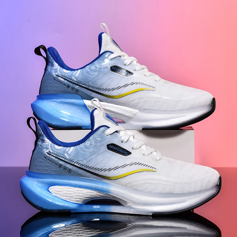 Running Shoes Men Women Air Cushion Fitness Sneakers Men High Elasticity Gym Trainers Outdoor Couple Sport Shoes Chaussure Homme