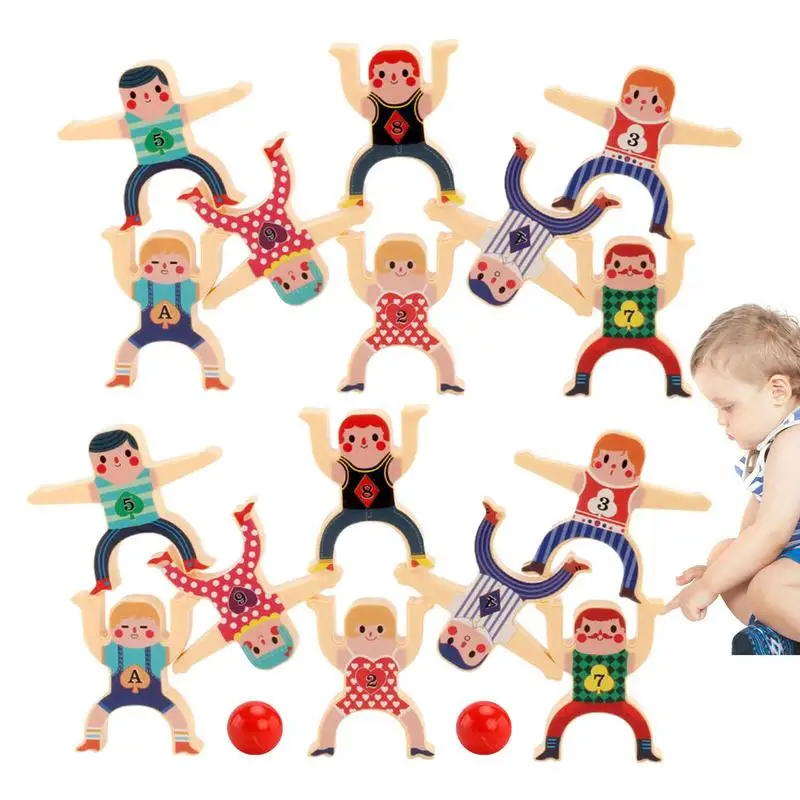 

Early Education Toys Hercules Stacking Toy Balance Building Blocks Doll Bricks Concentration Children's Puzzle Assembling Toys