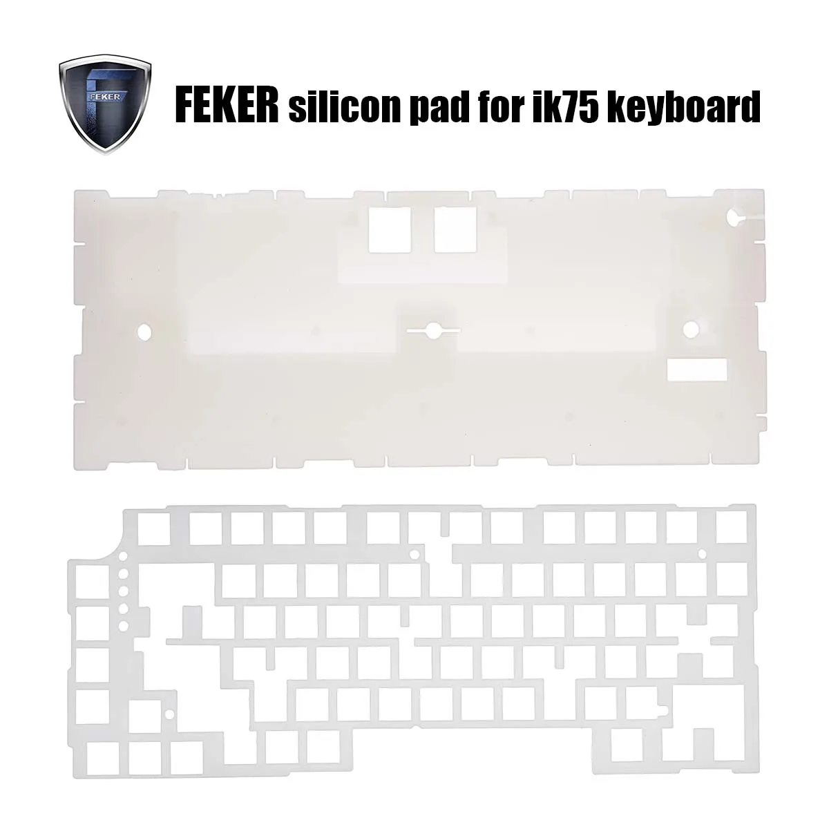 2 in 1 FEKER 75% Mechanical Keyboard Silicone Pad Gaming Keyboard DIY Kit for FEKER IK75 Keyboard Exclusive Silicone Pad