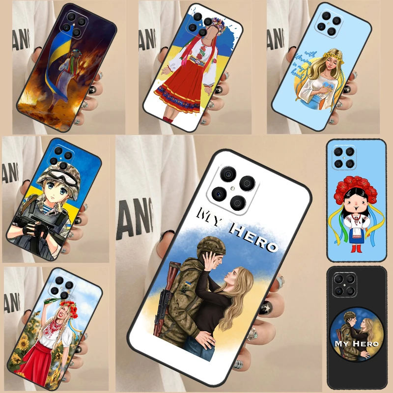 Украинская украинская девушка для Nubia Red Magic 8 Pro 7 6 6S 7S 5G 6R Задняя панель 8S Plus чехол