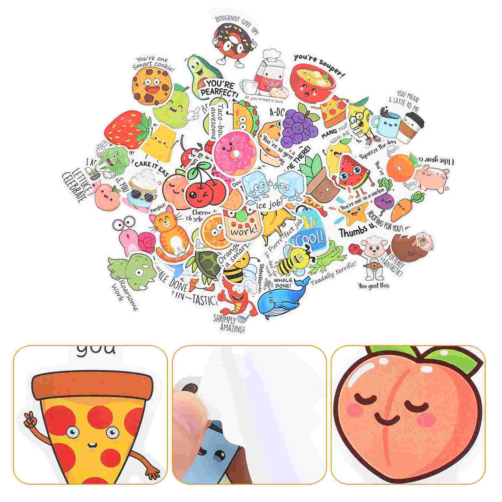 

Stickers Sticker Teacher Punny Motivational Kids Laptop Cartoon Inspiration Reward Luggage Positive Decorative Incentive Sanrio