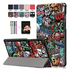 Чехол для Lenovo Tab M7 M 7, чехол для планшетов 7,0 дюйма, чехол из искусственной кожи для Lenovo Tab M 7 7305, защитный чехол + пленка для ручки