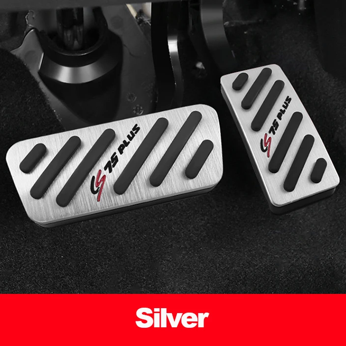 

Чехол для Changan CS75 Plus 2018-2020 2021 2022 CS75Plus, алюминиевая зеркальная накладка на педали тормоза, нескользящие накладки