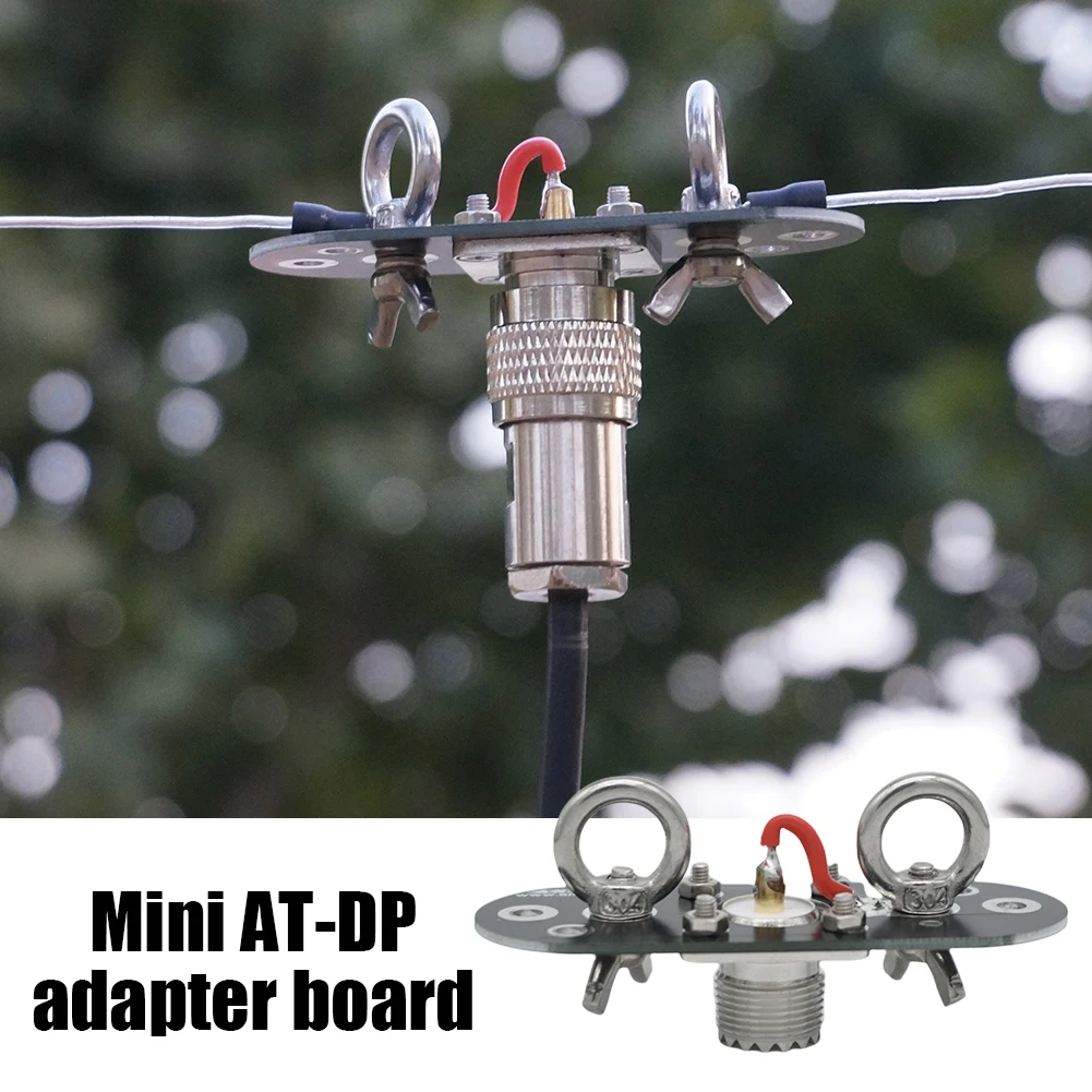 

Mini AT-DP Adapter Board Long Line End Feed Shortwave Antenna GP Positive V Inverted V Dipole for Set Antenna for Outdoor