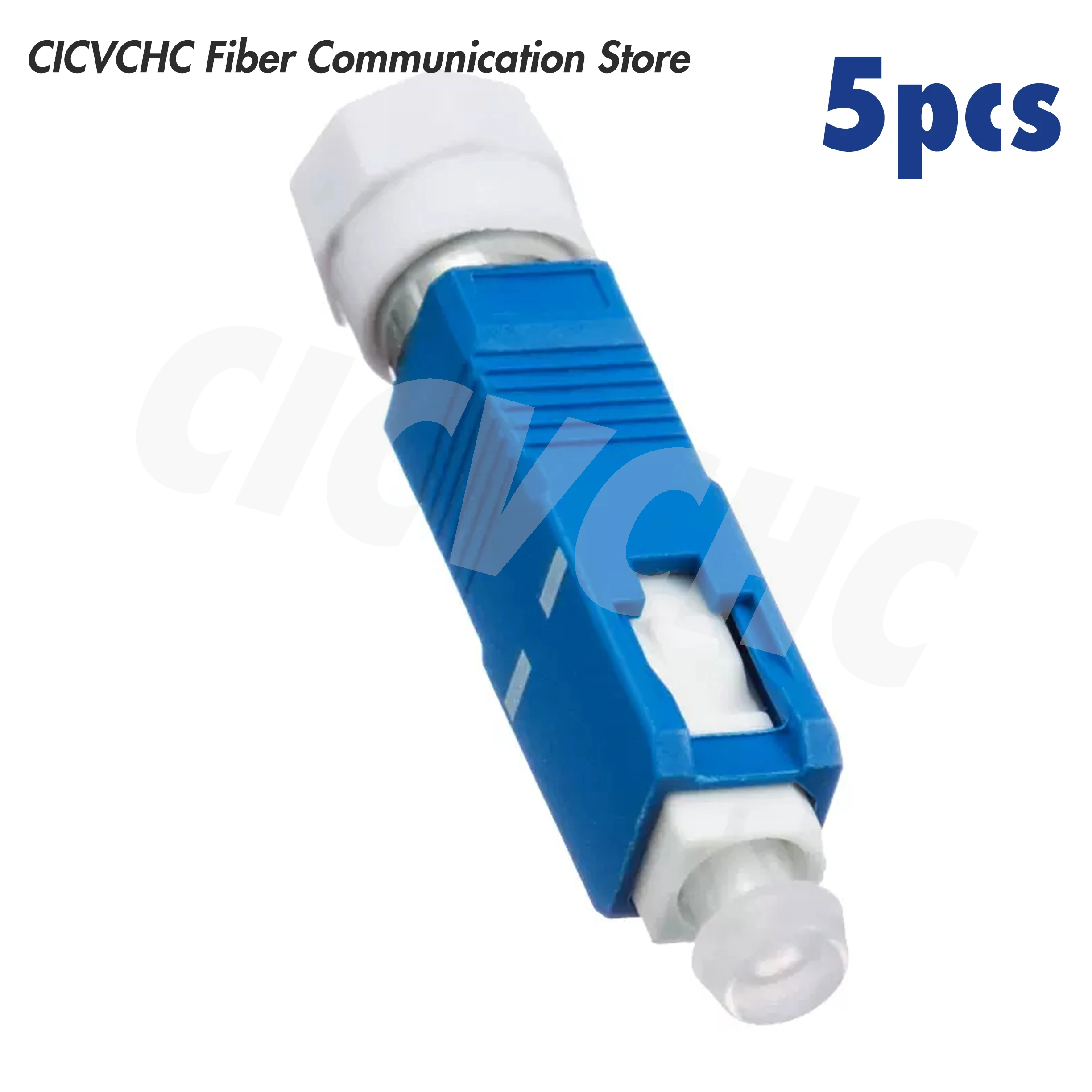 5pcs SC/UPC(Male)-FC/UPC(Female) Single mode Fiber Optic Adapter-Hybrid Mating Adapter