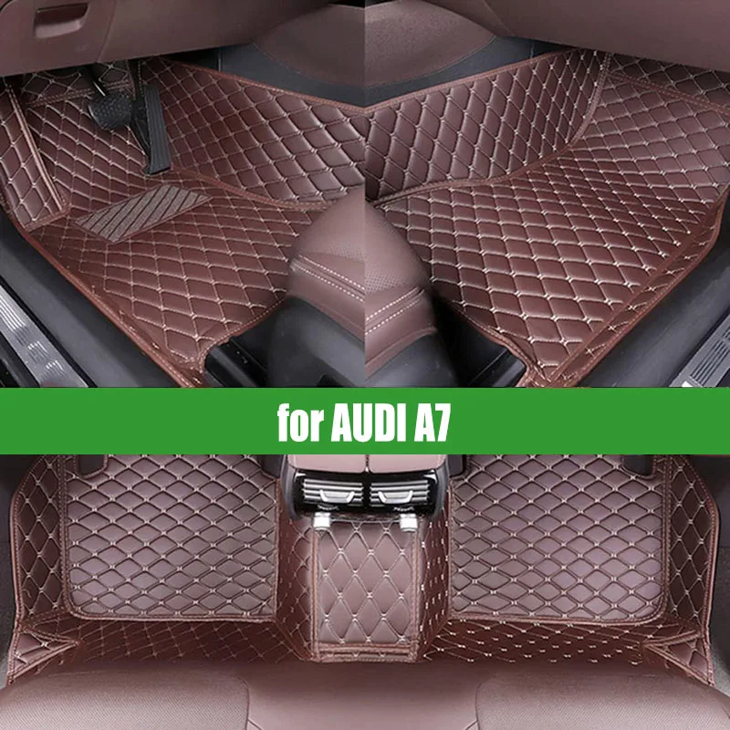 

CRLCRT автомобильные напольные коврики для AUDI A7 2019 2012-2018 Custom 5 N, автомобильные накладки на ножки, аксессуары для интерьера