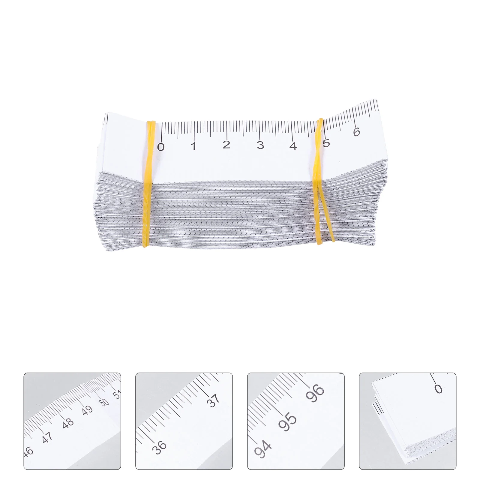 

100pcs Paper Measuring Tape Disposable Wound Measuring Rulers for Medical Use