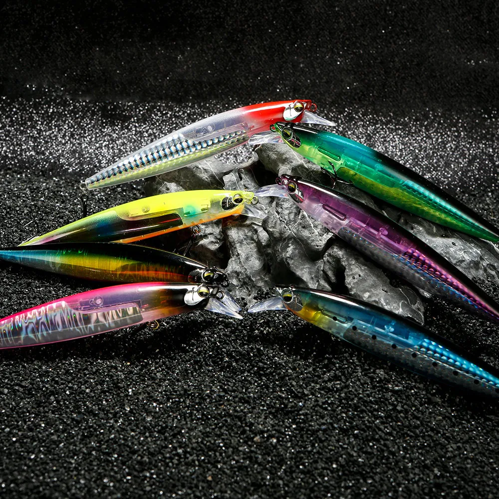 

Minnow Bait Fishing Lure Weights 18.5g/13cm Mino 0.5-1.5m Floating Trolling Lure Isca Artificial Wobbler Articulos De Pesca
