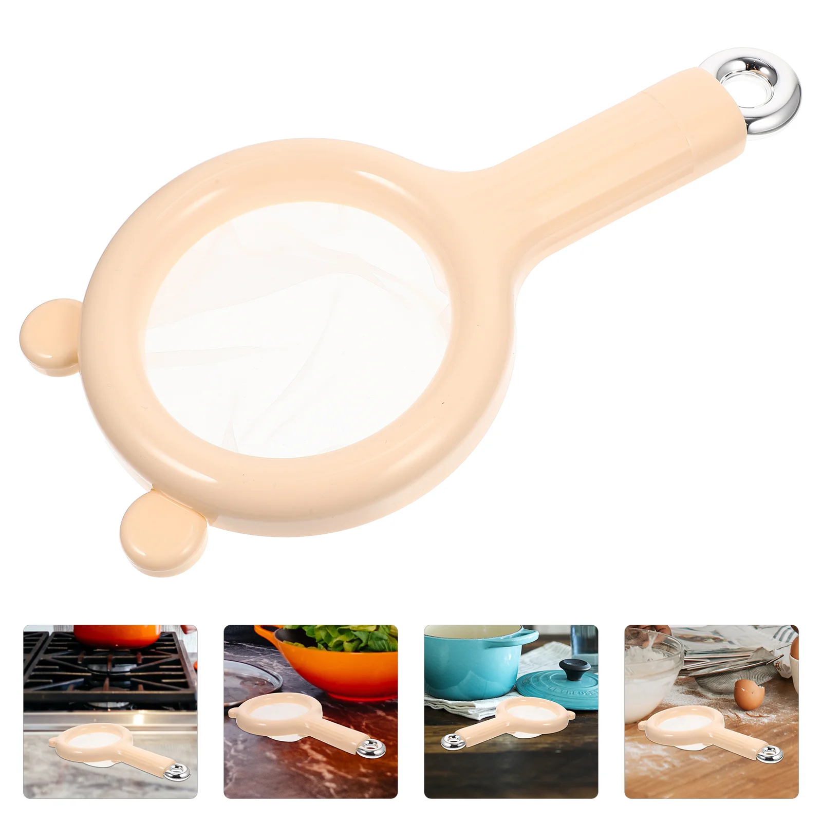 

1 Set Household Fine Mesh Strainer Soy Cooking Strainer Filter Strainer