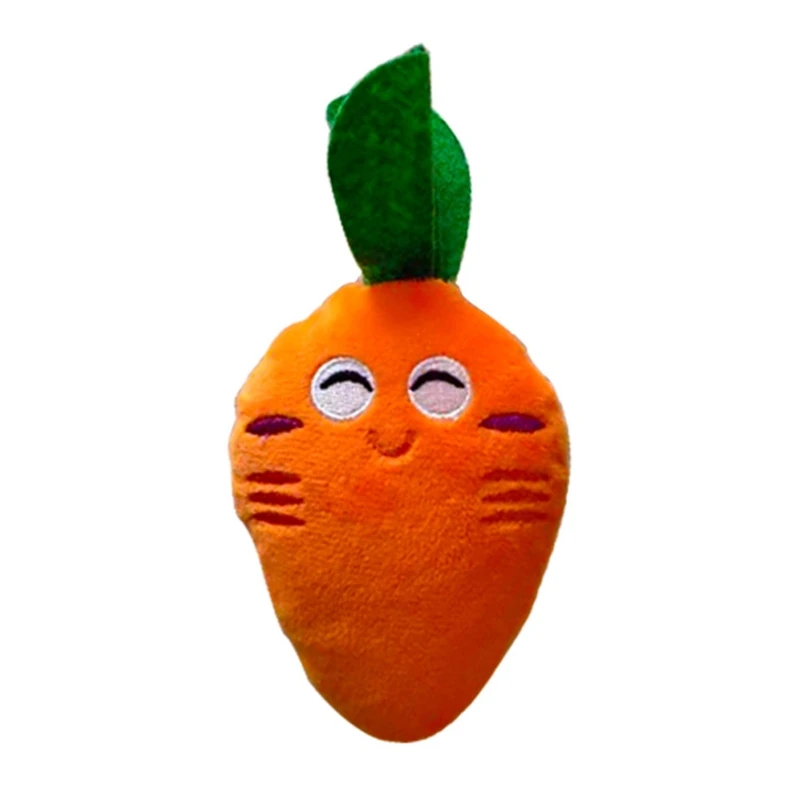 

Новинка 2022, жевательные игрушки для собак, пищащая морковка для собак, Интерактивная мягкая плюшевая игрушка-щенок для прорезывания зубов