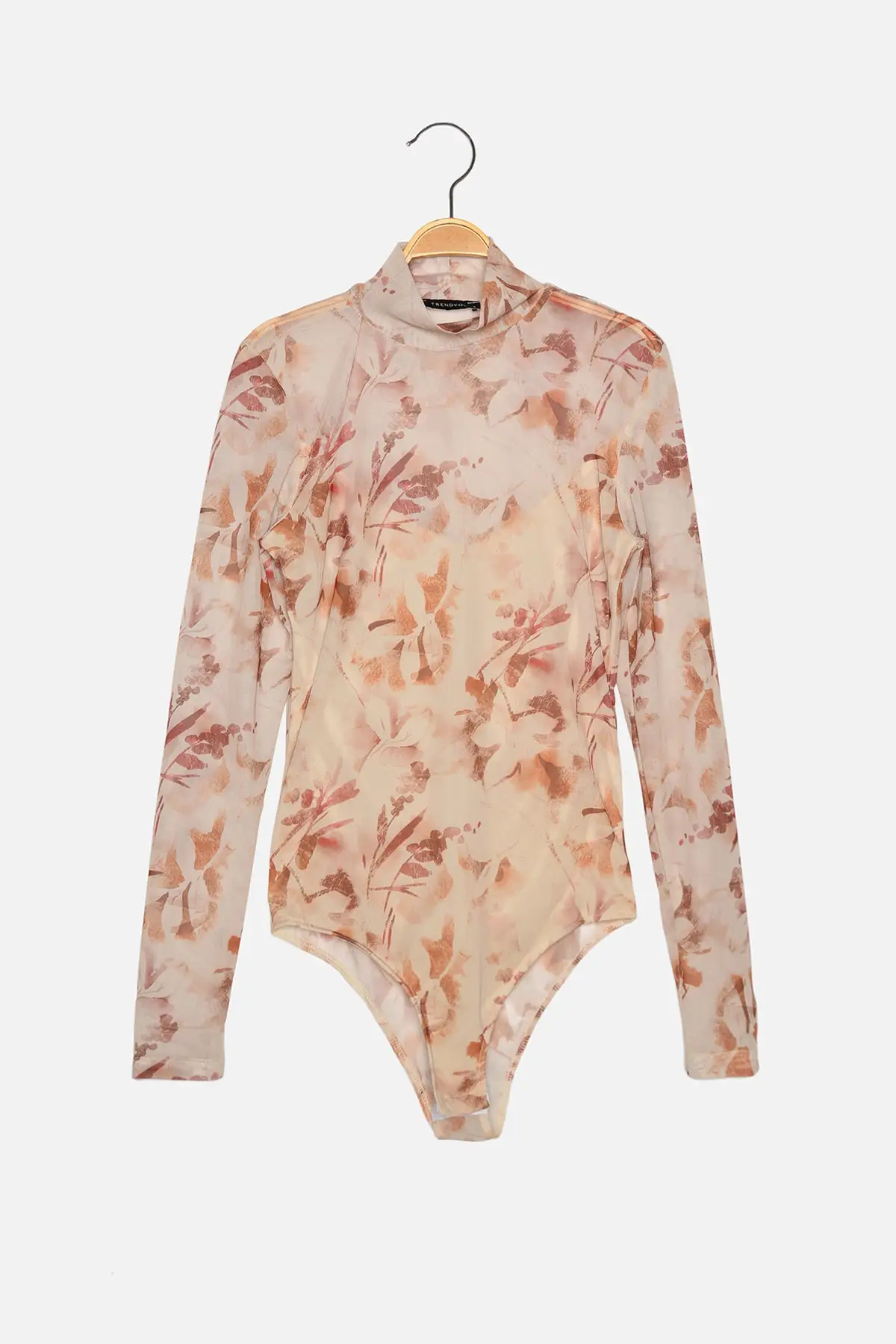 

Trendyol Printed Tulle Knitting Body TWOAW22BD0039